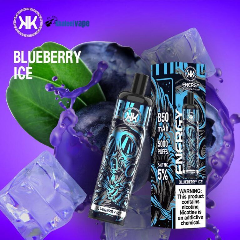 ENERGY VAPE 5000 PUFFS| BLUEBERRY ICE |100% ORIGINAL DISPOSABLE ...