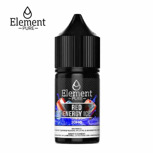 RED ENERGY ICE BY ELEMENT PURE SALTNIC 30ML