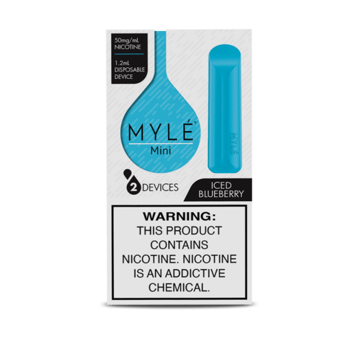 MYLE MINI ICED BLUEBERRY DISPOSABLE IN DUBAI (2 PACK)