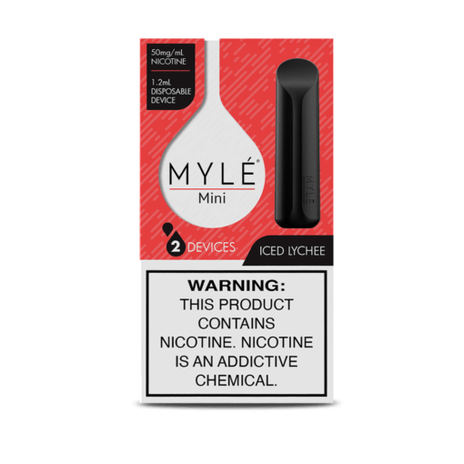 MYLE MINI ICED LYCHEE DISPOSABLE IN DUBAI (2 PACK)
