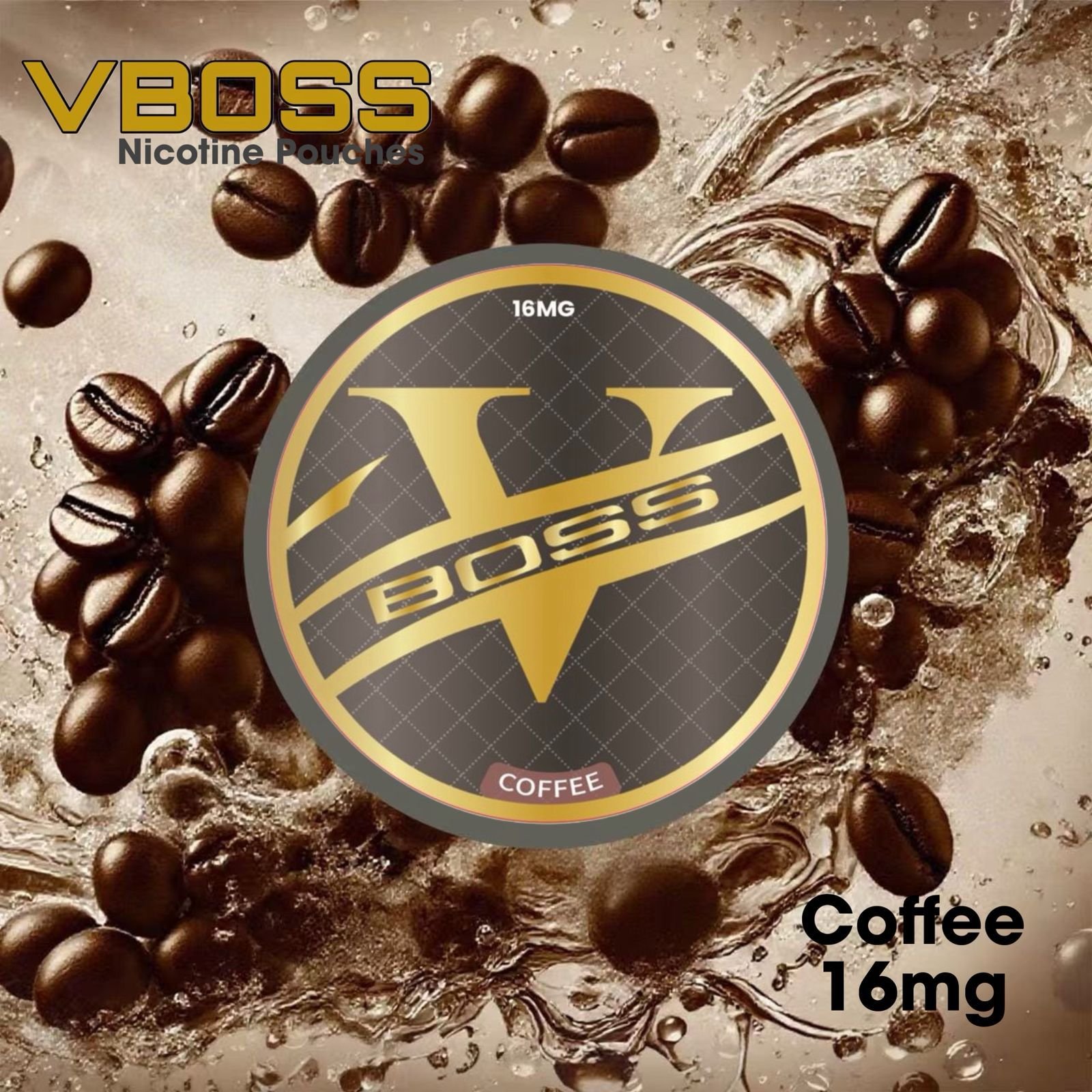 VBoss Nicotine Pouches – Coffee 16mg (Dubai, UAE)